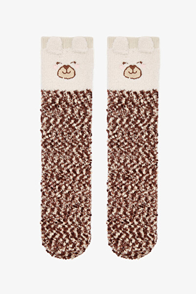 Penti Εκρού κεντημένα με κέντημα μποτάκια για το σπίτι Sleepy Bear