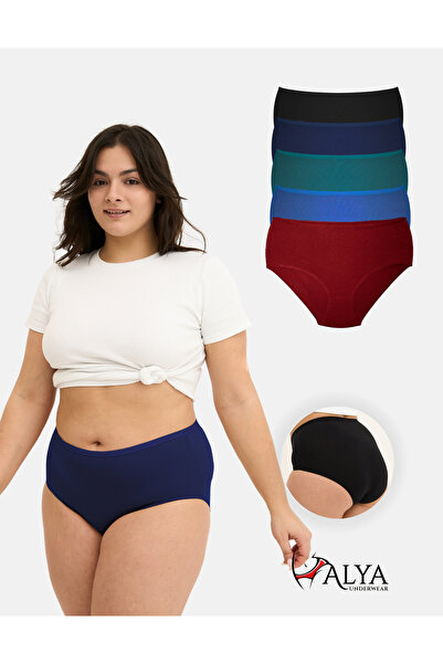 Women Panties, Cotton Plus Size Panties, High Waist Underwear