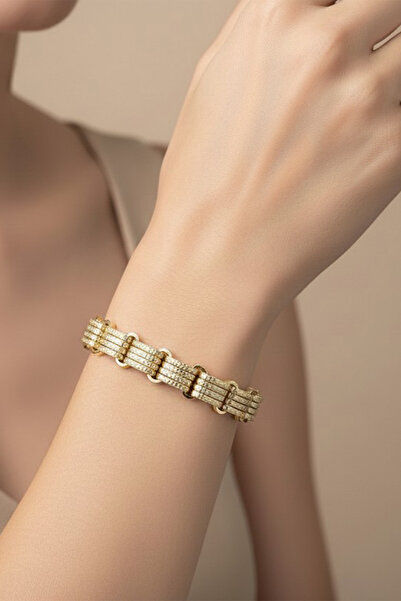 XUPING JEWELRY Stil Incisi/Xupıng Jewelry 14 Ayar Altın Kaplama Madonna Model...
