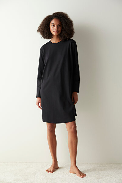 Penti Pregnant Black T-Shirt Pajama Top