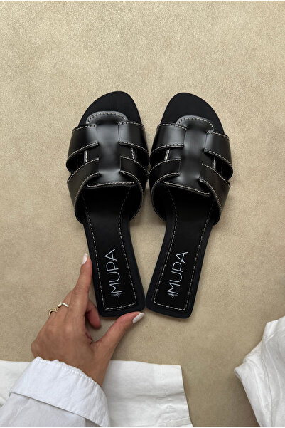 Mupa Shoes Kadın Terlik SİYAH