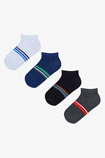 Penti Σετ 4 κάλτσες μποτάκια Bright Stripe για αγόρι