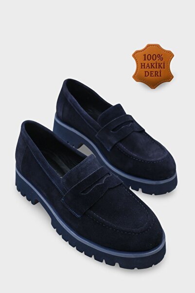 Capone Outfitters Tisha Cork Sole Γνήσιο Δέρμα Γυναικεία μοκασίνια