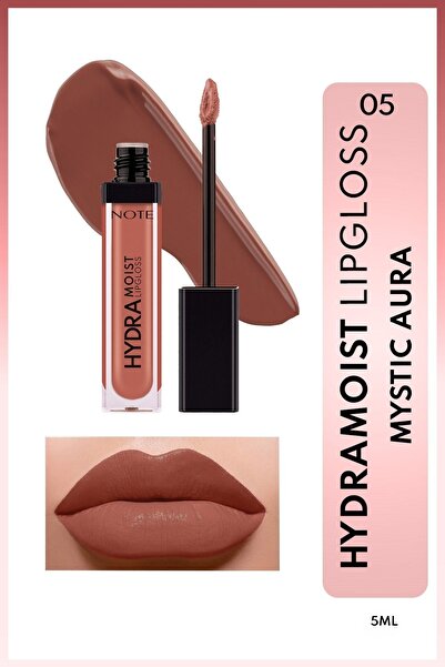 NOTE Hydramoist Lipgloss 05 Mystic Aura Nemlendirici Dudak Parlatıcısı - Kahv...