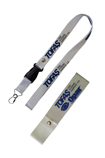 TUSBA MARKET Tofaş Opar Λευκός Κρεμαστός Καθρέφτης Αυτοκινήτου με Μπρελόκ & Λ...