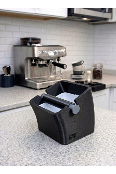 Volen lab Espresso Knock Box Poşet Takılabilir Posa Kutusu, Çıkarılabilir Vur...