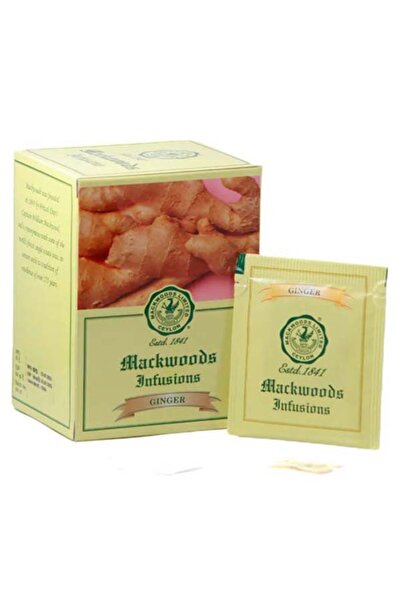 Mackwoods Tea شاي زنجبيل عشبي في 25 كيس شاي مغلف - 37.5 غرام