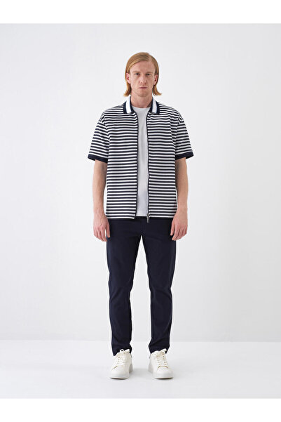 Xint Erkek Lacivert Regular Fit Pamuklu Polo Yaka Tişört