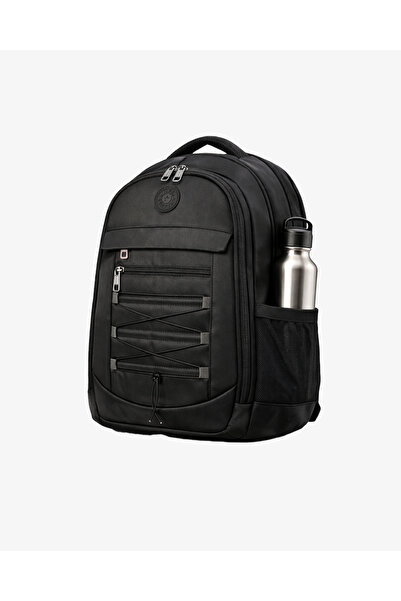Alone Crni školski ranac | 7509 crna vodootporna unisex torba