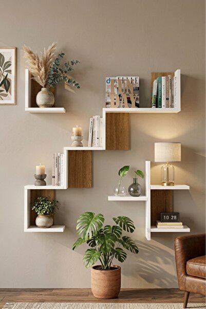 Yurudesign Shelf 27 Duvar Rafı Sepet-Beyaz WL27-SW