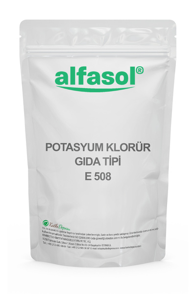 Alfasol Potasyum Klorür (gıda Tipi) 2,5 Kg