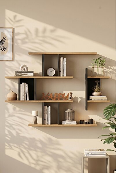 Yurudesign Shelf 25 Duvar Rafı Sepet-Antrasit WL25-SA