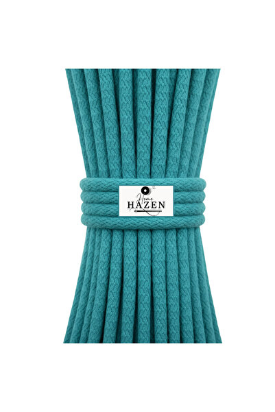 Hazen Home Κορδόνι Βαμβακερό 6-7 χιλιοστά 45-50 μέτρα 1 κιλό νήμα - Τιρκουάζ