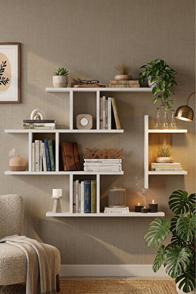 Yurudesign Shelf 25 Duvar Rafı Sepet-Beyaz WL25-SW
