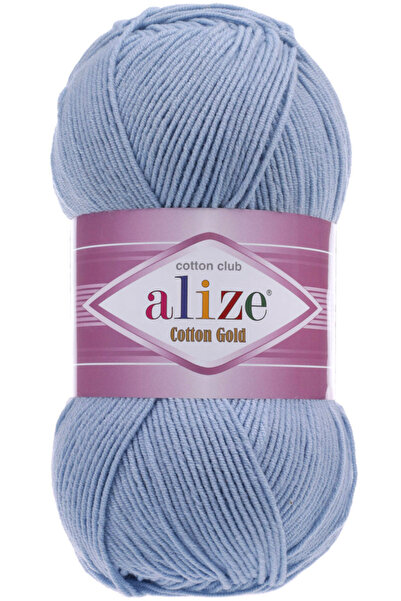 Alize Cotton Gold Βαμβακερό νήμα πλεξίματος στο χέρι 40 Μπλε 100 γρ. 330 μέτρα.