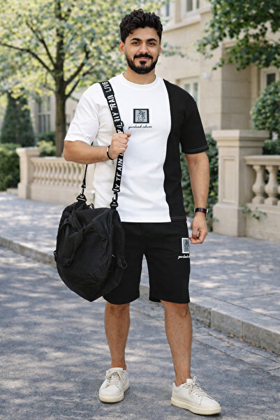BSY Men's Casual Oversized Shorts Set