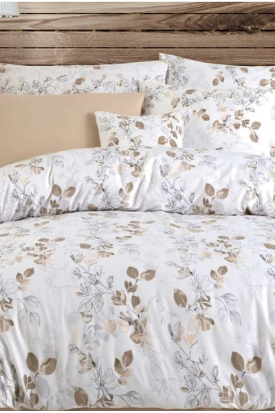 NazeninHome Σετ Παπλωματοθήκη Ranforce Almira Διπλό 100% Βαμβακερό |   Με σεν...