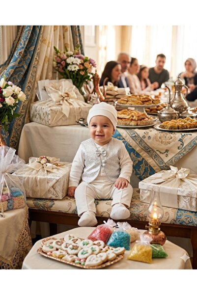 biyan collection لباس مولد وختان ومناسبات للأولاد الرضع، مناسب كهدية ولادة