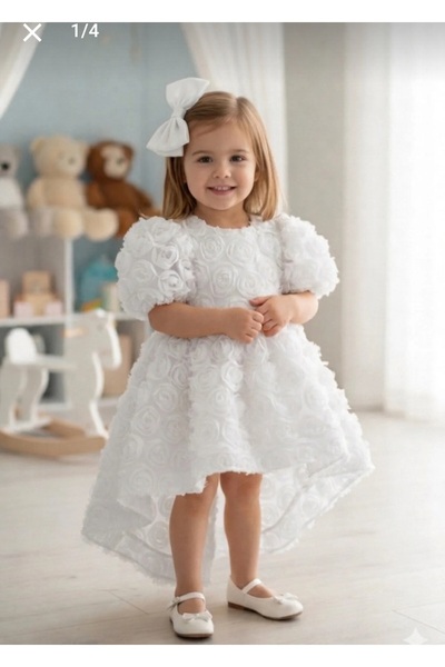 Queen tasarım Çocuk abiye bebek abiye doğumgünü elbisesi
