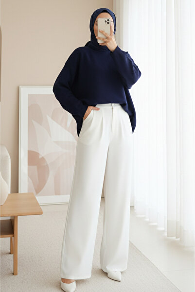 HİJABAYA Πουλόβερ με στρογγυλή λαιμόκοψη casual πλεκτό