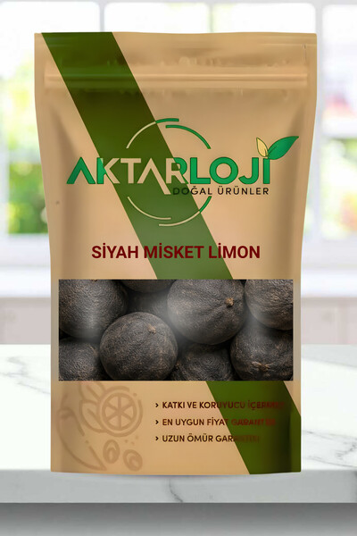 aktarloji 150 Gr Siyah Misket Limon Kurusu | Doğal Kurutulmuş Black Lime (Loomi)