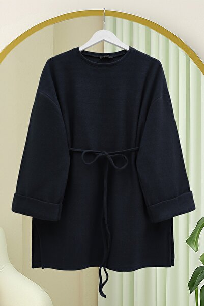 HİJABAYA άνοιγμα Σελανίκι τουνίκ με λαβές και δεμένη μέση