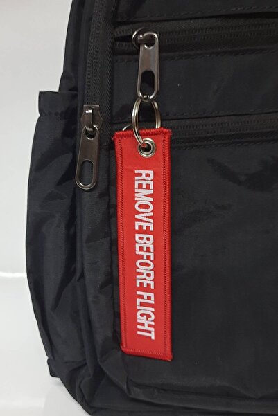 Ulaş Hediyelik Remove Before Flıght Kumaş Anahtarlık