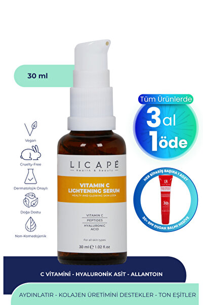 Licape C Vitaminli Aydınlatıcı Serum 30 ml