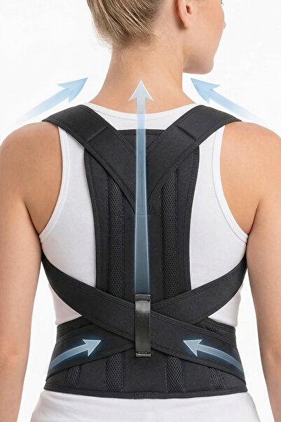 Arnee Κορσές Όρθιας Στάσης Κορσές Πλάτης Διπλού Σχοινιού Αντικαμπούρα Ιατρικό...