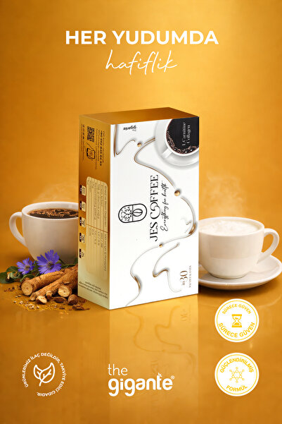 The Gigante L-Carnitine Collagen Hindiba Fit Form Diyet Detox Kahvesi(30 Sachet)