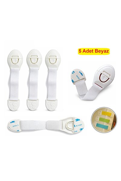 demethome 5 komada dječje ladice za bebe, zaključavanje za bezbednost bijele ...