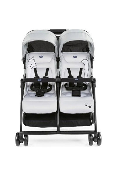 Chicco Ohlala 2 Silver Cat Twin Ultra Hafif Ikiz Bebek Arabası