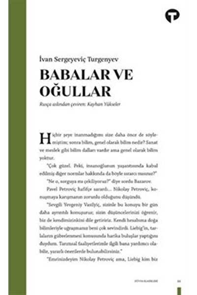 Turkuvaz Kitap Babalar ve Oğullar