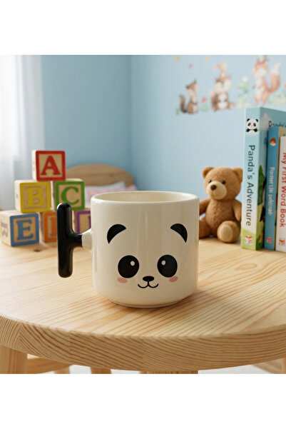 Tanem Tasarım Sevimli Panda - T Kulp Kupa