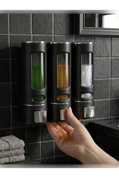 MAİN SHOP 3 τμχ Μαύρο 400ml Απολυμαντικό Χεριών Δοχείο Σαπουνιού Χειροκίνητο ...