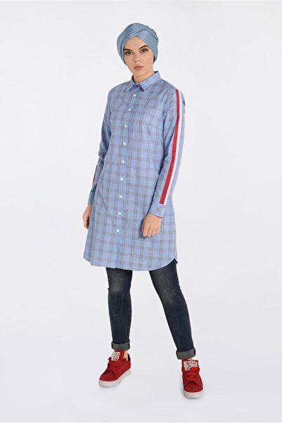 Alvina Striped Detail Tunic 4349