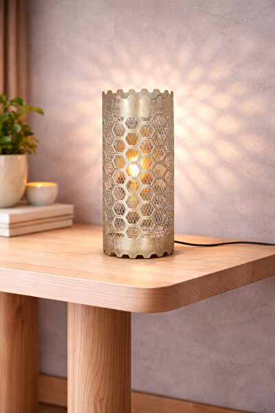 VENON Güven Avize Birsu Masa Lambası Krem Sarı Patine 0052988