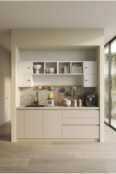 FOR WOMAN DESİGN Ahşap Çok Amaçlı Mutfak Üst Dolap Raf Sistemi Modern Düzen Ç...