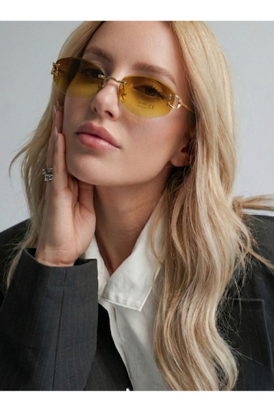 BluePepper Cartyy V12 |   Sunglasses Gold Sap Brown Glass Color 51 Ekartman