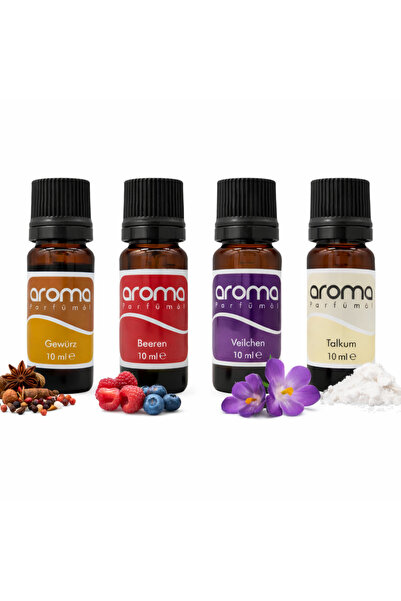 DellArt Set 4 buc x 10 ml, Uleiuri esentiale hidrosolubile, - Fructe de padur...