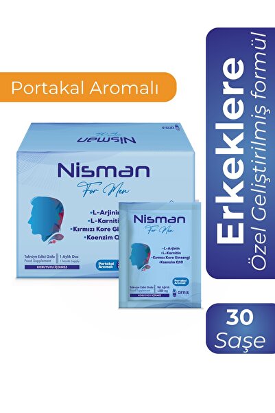 Arnis Pharma Nisman L Arjinin L Karnitin Ginseng Çinko Koenzim Q10 İçeren Erk...