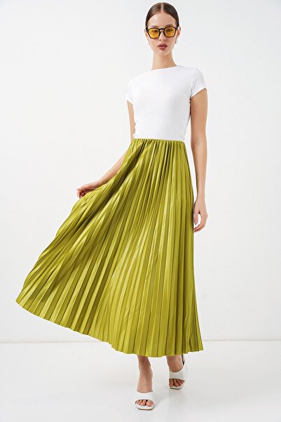 Hiccup BDART Πλισέ ψηλόμεση μάξι φούστα