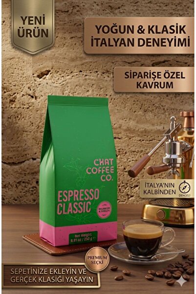 Espresso Classic 250g – Balanced & Timeless | Klasik ve Dengeli İçim