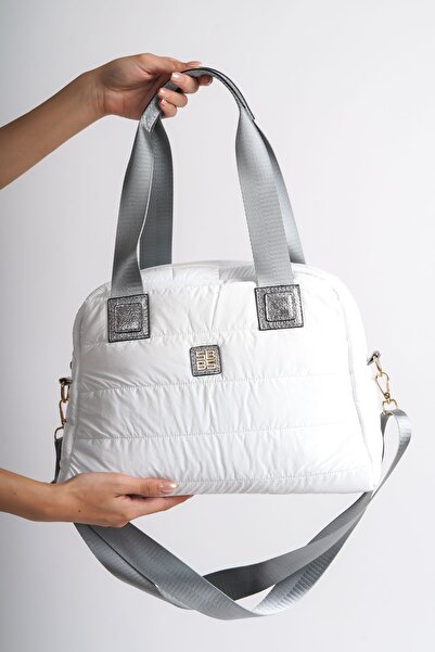 MARSEDO Prato Γυναικείο Ύφασμα Αλεξίπτωτου Φουσκωτό Καθημερινό Μανίκι Τσάντα ...