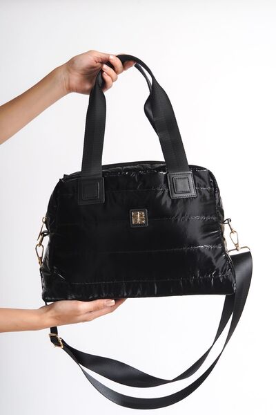 MARSEDO Prato Γυναικείο Ύφασμα Αλεξίπτωτου Φουσκωτό Καθημερινό Μανίκι Τσάντα ...