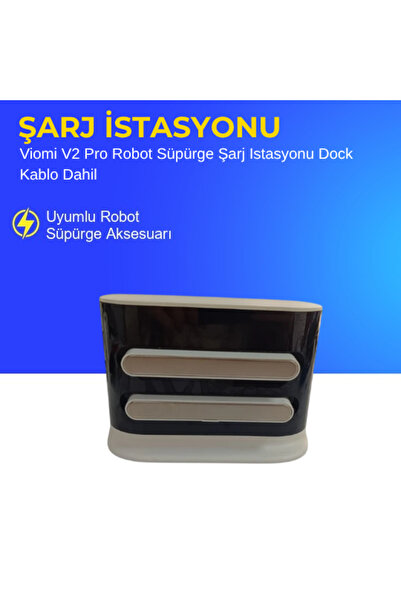 ümit maker Viomi V2 Pro Robot Süpürge Şarj Istasyonu Dock Kablo Dahil