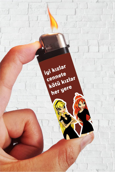 SARANG Çakmak İyi Kızlar Cennete Kötü Kızlar Her Yere Winx - Bloom Stella Kla...