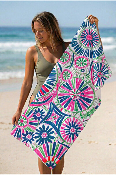 AİRYCOT Prosop de plajă cu model Mandala