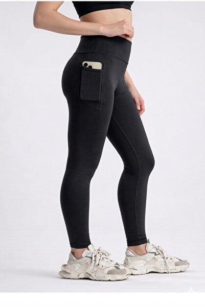 glanour Κολάν γυναικείο με ψηλή μέση και τσέπες