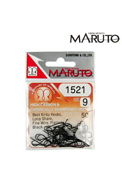 MARUTO 1521 Siyah Olta İğnesi 50li Pk